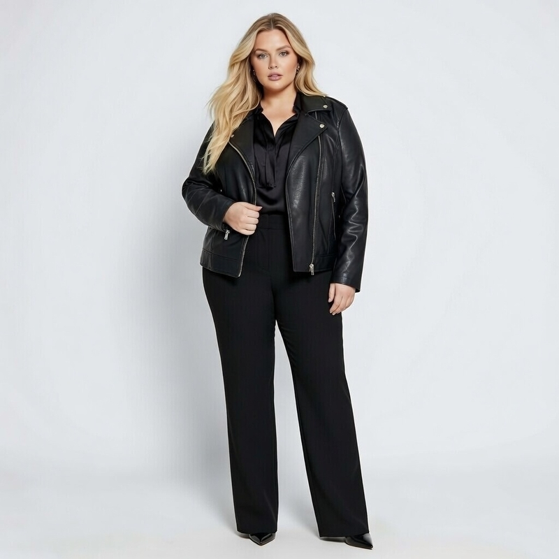 Chaqueta Eco Cuero 
Tallas S - L y 4 XL
Precio: $ 3.990