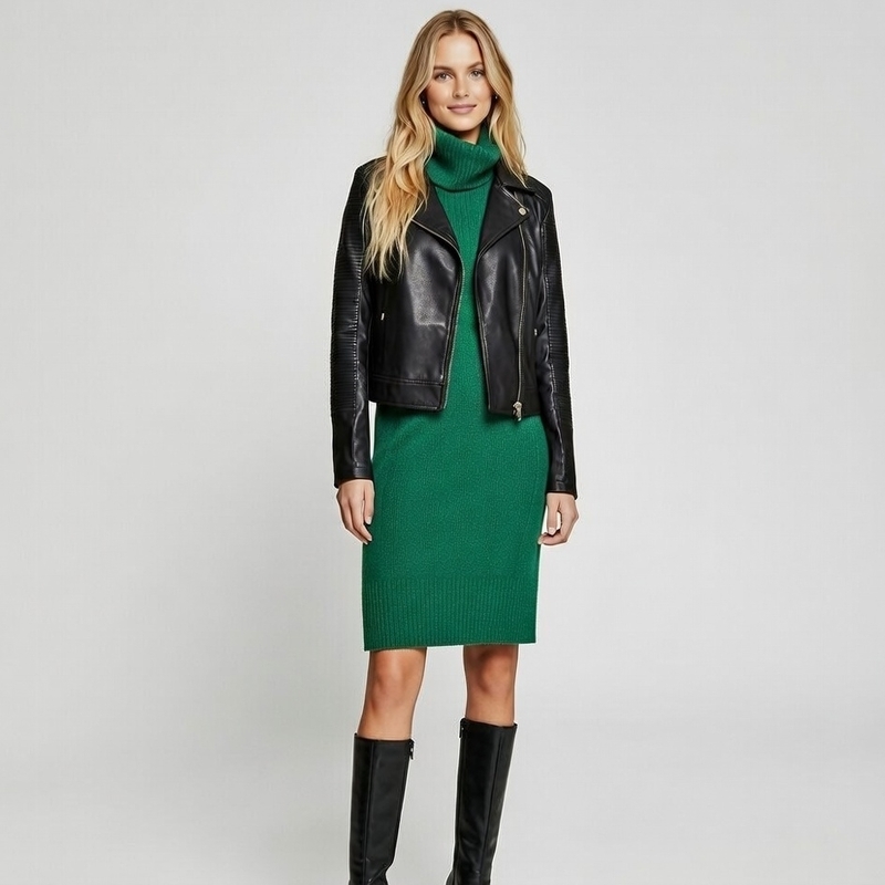 Chaqueta Eco Cuero 
Tallas S - L y 4 XL
Precio: $ 3.990