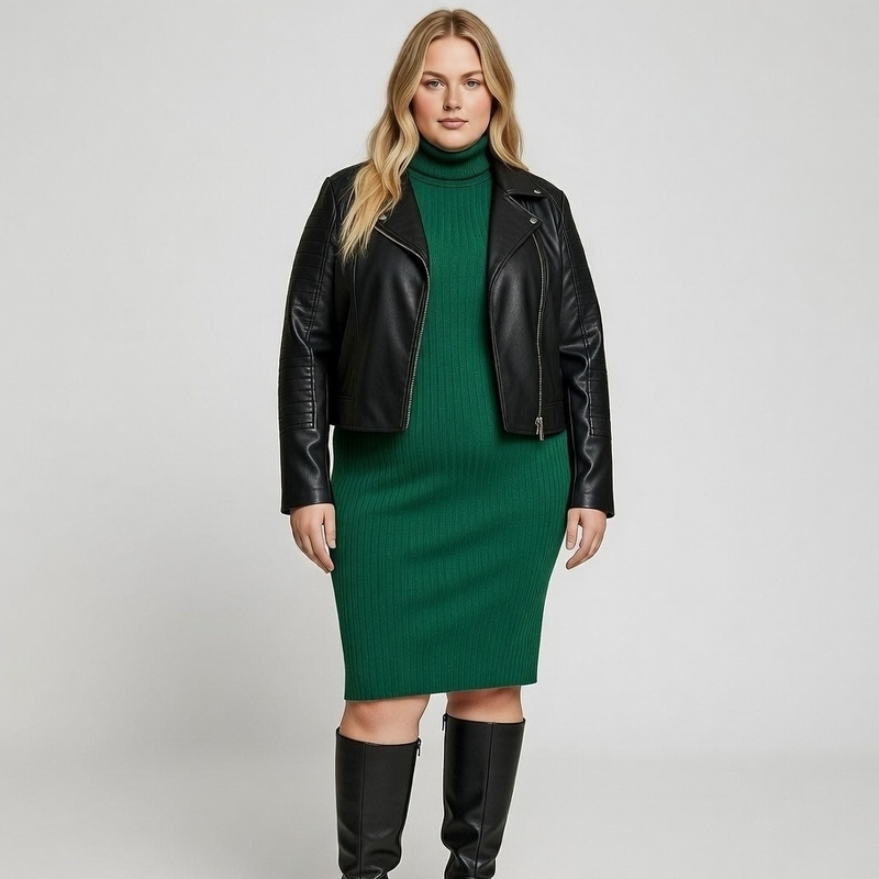 Chaqueta Eco Cuero 
Tallas S - L y 4 XL
Precio: $ 3.990