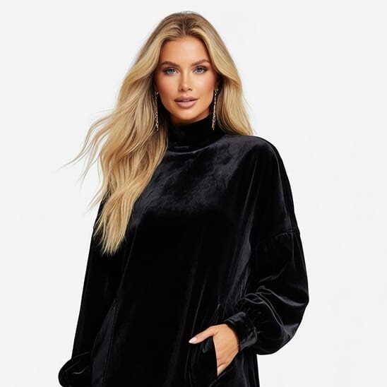 VERSALLES
Vestido en terciopelo
Talla: L
Color Negro